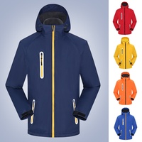 Veste coupe-vent imperméable unisexe en polaire épaisse pour l'hiver, idéale pour le travail en extérieur, vente en gros
