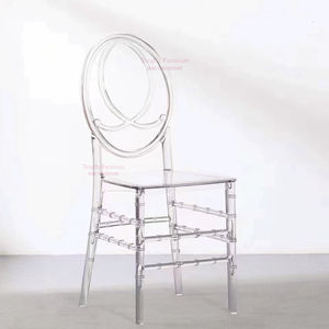 Fábrica al por mayor moderno apilable irrompible Hotel al aire libre boda cristal transparente fiesta sillas de plástico para eventos - Product Image 5