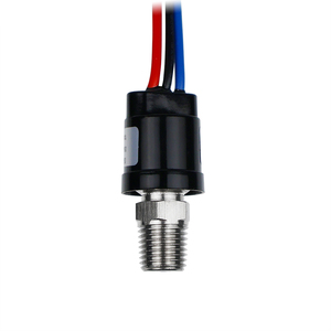 สวิตช์แรงดันแบบปิดปกติ 10PSI ปิดเมื่อ 15PSI เปิด ข้อต่อเกลียว NPT1/4 ฐาน 304SS -30~120 ℃   ตัวควบคุมแรงดันระบบทำความเย็น HVAC - Product Image 4