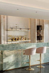 <span class=keywords><strong>Suite</strong></span> de chambre d'hôtel moderne de luxe, lit king-size 6 pièces avec tête de lit capitonnée et rangement, mobilier commercial de haute qualité - Product Image 4