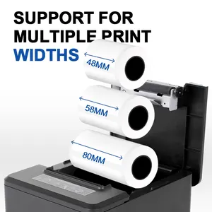 OEM ODM استلام الحرارية طابعة ZYWELL impresora 80 مللي متر بدون حبر مباشرة الحرارية فاتورة طابعة التذاكر