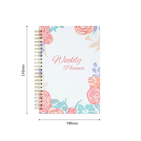 Agenda personnalisé avec couverture rigide et spirale, journal, organisateur quotidien, hebdomadaire, mensuel, planificateur, carnet, cadeau, logo personnalisé
