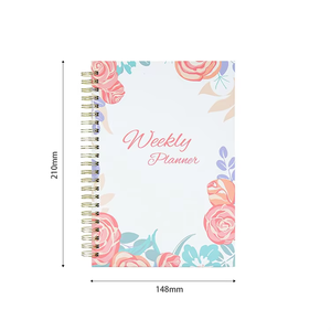 Diário Personalizado com Capa Dura e Espiral, Agenda Diária, Semanal e Mensal, Organizador, Caderno, Presente com Logotipo Personalizado - Product Image 2