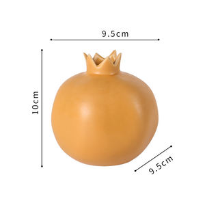 Modern Morandi Color ceramica ornamenti di melograno decorazione del soggiorno di casa piccolo vaso di ceramica - Product Image 6