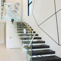 DAIYA balustrade d'escalier en aluminium avec garde-corps en aluminium pour escaliers extérieurs