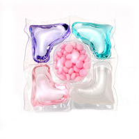 Dosettes de détergent à lessive dosettes à lessive compatibles HE pour vêtements frais-Fournitures de savon à lessive et recyclables