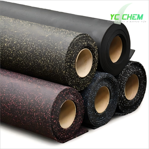 Gránulos de EPDM Elásticos y Resistentes, Rollos de Caucho de Partículas SBR, Ideales <span class=keywords><strong>para</strong></span> Pisos de Gimnasios Interiores con Servicio de Corte - Product Image 6