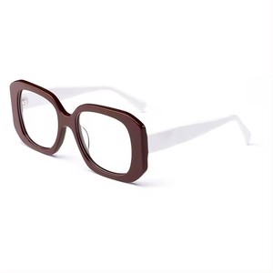 Lunettes <span class=keywords><strong>de</strong></span> <span class=keywords><strong>vue</strong></span> carrées vintage tendance, monture optique <span class=keywords><strong>de</strong></span> créateur faite à la main en acétate durable pour femme, lunettes <span class=keywords><strong>de</strong></span> mode - Product Image 2