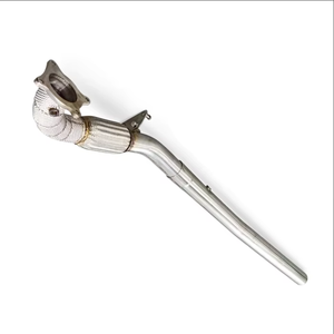 Pour Volkswagen <span class=keywords><strong>Golf</strong></span> 5/V GTI 2.0T 2004-2009 tuyau de descente échappement haute Performance modifié Performance de course usine directe - Product Image 1