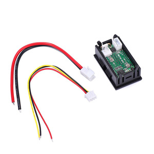 Voltímetro <span class=keywords><strong>y</strong></span> Amperímetro <span class=keywords><strong>Digital</strong></span> DC <span class=keywords><strong>0</strong></span>-<span class=keywords><strong>100V</strong></span> <span class=keywords><strong>10A</strong></span>, Detector de Voltaje <span class=keywords><strong>y</strong></span> Corriente con Pantalla Dual, Medidor de Panel, Indicador de Amperios <span class=keywords><strong>y</strong></span> Voltios, LED Rojo <span class=keywords><strong>y</strong></span> Azul de <span class=keywords><strong>0</strong></span>.28 Pulgadas - Product Image 2