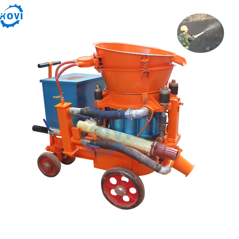 Hot Sale Concrete Mortar Spraying Plastering Machine Dry and Wet Shotcrete Machine Concrete Spraying Transmission Machine