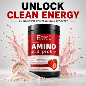 Suplemento de Aminoácidos Esenciales Personalizado en Polvo con Sabor a Fresa para el Apoyo del Sistema Inmunológico para Adultos Amino Energy - Product Image 1