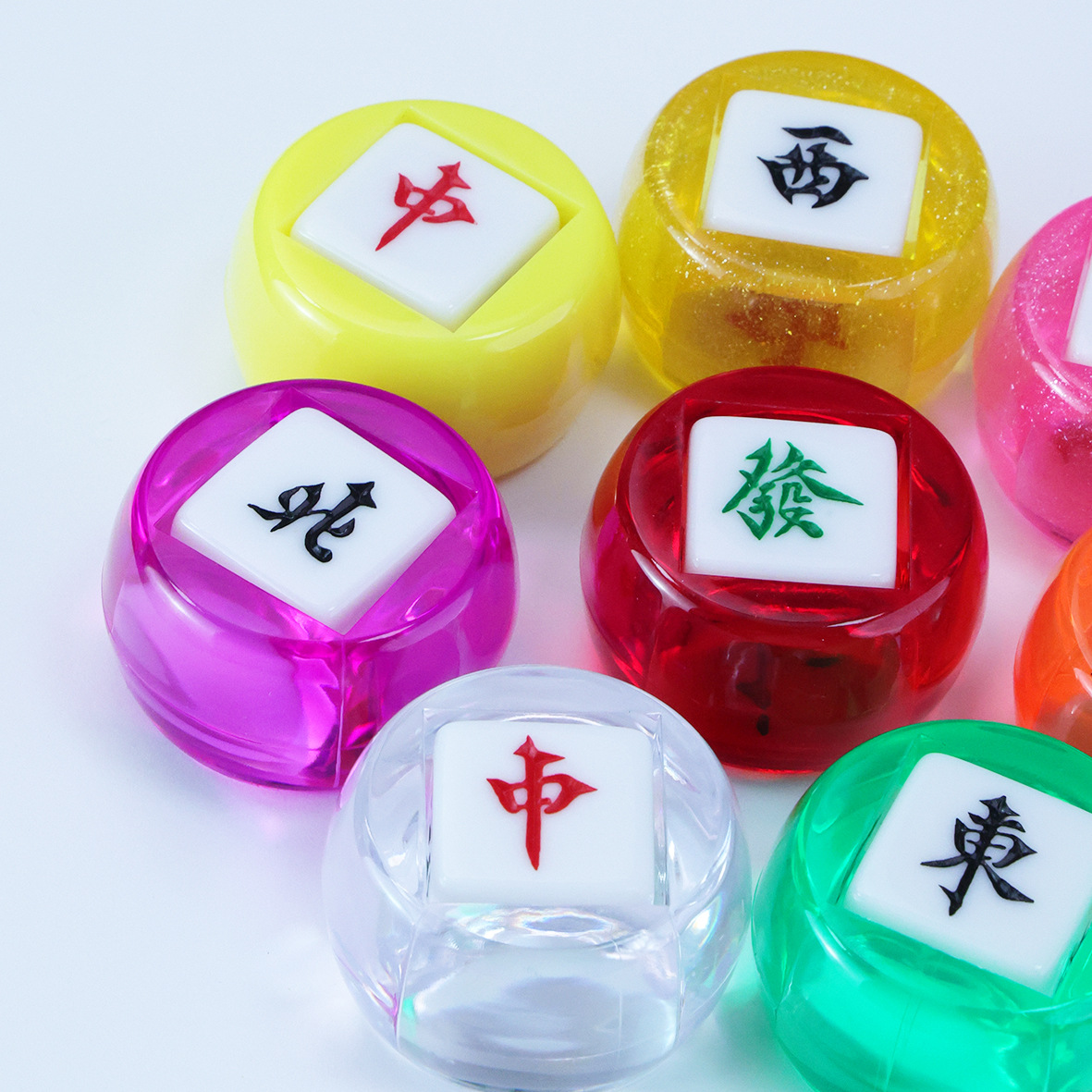 Indicador De Viento De Madera Para Mahjong | Marcador Direccional De 47 Mm Con Cubo | Accesorio Esencial Para Juegos De Mahjong Chino Y Americano