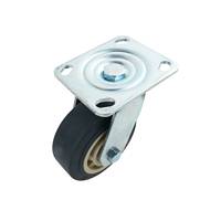 Roue pivotante en caoutchouc thermoplastique robuste de 5 pouces |   Pour chariots et chariotages industriels |   Chariot et équipement