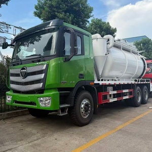 Camion d'aspiration des eaux usées FOTON 6*4 20CBM, camion-citerne à boues de 20000L avec déchargement hydraulique automatique - Product Image 4