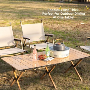<span class=keywords><strong>Tavolo</strong></span> da Campeggio <span class=keywords><strong>Pieghevole</strong></span> in Acciaio al Carbonio, Scrivania Portatile per Spiaggia e Picnic, <span class=keywords><strong>Tavolo</strong></span> Minimalista da Giardino - Product Image 4