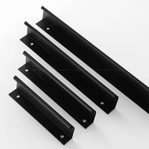 Poignées de tiroir en aluminium à profil dissimulé pour armoires de cuisine, quincaillerie de meubles, poignées de porte et de placard - Vente en gros - Product Image 3
