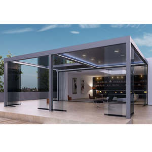 Pérgola <span class=keywords><strong>de</strong></span> Aluminio <span class=keywords><strong>con</strong></span> Techo <span class=keywords><strong>de</strong></span> Vidrio Deslizante, Diseños <span class=keywords><strong>de</strong></span> Pérgola, Soportes para Pérgola 4x4 - Product Image 2