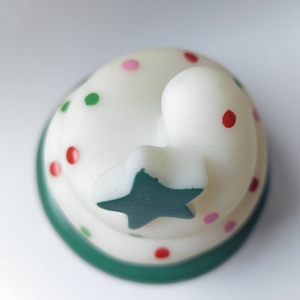 Wholesale Festive XMAS Tree Ice Cream Squeeze Toy Squeaky Vinyl Pet Toy Holiday Themed - Product Image 3