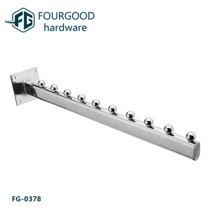 High-grade Metal Straight Arms Clamp Oval <strong>Pipe</strong> <strong>Hook</strong> /Metal Hanging Display Wall Mounted <strong>Hook</strong> - Product Image 5