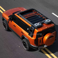 Accessoires tout-terrain Jetour G700 2025 2026, échelle latérale de toit, échelles pliantes en alliage d'aluminium, pièces de voiture, marchepied latéral pliable