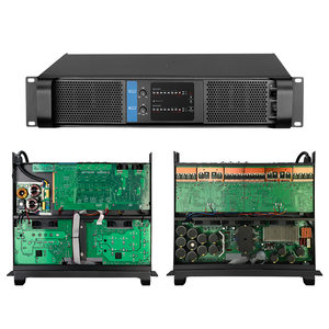 DBK FP14000Q แอมพลิฟายเออร์เสียงดิจิตอลระดับมืออาชีพ 3U โครงอะลูมิเนียมนีโอไดเมียม กำลังขับสูง สเตอริโอ 2 แชนแนล 2350-6500 วัตต์ คลาส TD - Product Image 4