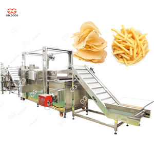 Línea de producción de alimentos congelados crujientes con línea de embalaje Shri Totalmente automático Papas fritas congeladas Línea de producción de 200 kg - Product Image 1