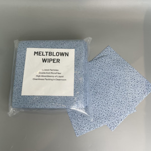 Toallitas Industriales Absorbentes Sin Pelusa WIPEX <span class=keywords><strong>de</strong></span> 70 g/m² 100% PP Meltblown, 30x35 cm, con Patrón <span class=keywords><strong>de</strong></span> Corteza <span class=keywords><strong>de</strong></span> Árbol Azul - Product Image 2
