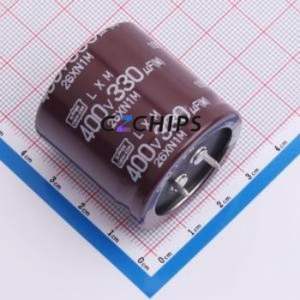 ตัวเก็บประจุแบบอิเล็กโทรไลต์อะลูมิเนียมแบบ Snap-in รุ่น ELXM401VSN331MA35S ชนิด Through-hole (THT) ขนาด D35xL35 มม. 330uF 20% 400V 10 มม. - Product Image 1