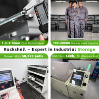 Chariot de rangement d'outils MRO Rockshell Aerospace avec système de tiroirs modulaires pour atelier de maintenance industrielle