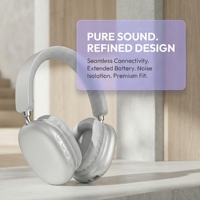 Casque de jeu sans fil GENAI de type bandeau, étanche IPX3, avec annulation active du bruit (ANC) pour la charge Type-C V5.3