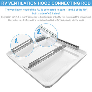 Cache-ventilateur de toit <span class=keywords><strong>pour</strong></span> <span class=keywords><strong>camping</strong></span>-<span class=keywords><strong>car</strong></span> en PP, pliable manuellement, avec support <span class=keywords><strong>pour</strong></span> tuyau <span class=keywords><strong>d</strong></span>'évacuation, <span class=keywords><strong>accessoires</strong></span> <span class=keywords><strong>pour</strong></span> ventilateur de toit de <span class=keywords><strong>camping</strong></span>-<span class=keywords><strong>car</strong></span> et caravane - Product Image 5