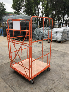 Cage de roulement de base inférieure en contreplaqué robuste avec chariot de conteneur logistique à roues pour le transport - Product Image 6