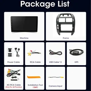 Radio Mobil untuk Volkswagen Polo Mk4 <span class=keywords><strong>IV</strong></span> 2001-2009 Pemutar Video Multimedia Navigasi GPS Carplay Autoradio Android 12 8+128GB Unit - Product Image 6