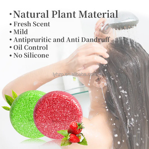 Shampoo Solido Naturale a Base di Erbe per <span class=keywords><strong>Capelli</strong></span> Ricci e Voluminosi, Controllo dell'Oleosità e della Forfora, Integratore di Vitamina C - Product Image 4