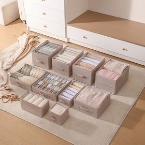 Three-in-one underwear <b>storage</b> box, divider for panties, bras, socks, and <b>clothes</b> <b>storage</b> box, drawer type, wholesale. - Product Image 2