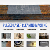 Machine de nettoyage laser pulsé 100W 200W 300W, respectueuse des substrats, OEM/ODM, pour le nettoyage du bois, de la rouille, de l'huile et de la peinture, nettoyeur laser à fibre