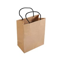 Sacs d'emballage en papier kraft marron écologiques personnalisés avec logo pour la restauration rapide, produits ménagers, vaisselle et oreillers – Vente en gros