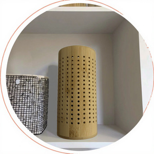Bamboo Chopstick Holder Round Lattice Type Draining Rack For <b>Kitchen</b> Tableware Storage Eco Friendly - Product Image 3