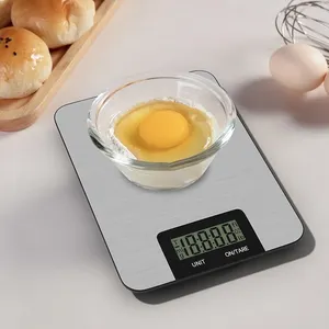 5KG Stainless Steel Portable Lithium Battery Digital Household Kitchen Scales