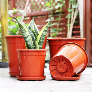 Grande jardinière en plastique imprimé double ton-Pot de <span class=keywords><strong>jardin</strong></span> moderne pour la vente en gros - Product Image 5