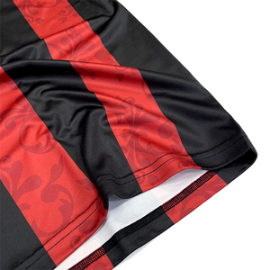 サッカージャージーTシャツカスタムレトロストライプ昇華プリントメンズサッカージャージートップ - Product Image 6