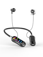 Moniteur intra-auriculaire karaoké pour écouteurs, étanche IPX4, avec conception sans fil 5.4 à tour de cou, son haute fidélité, pour le sport
