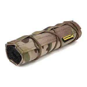 Emersongear Outdoor 18Cm Tactical Suppressor 500D Nylon Camouflage Protection Cover for Gun