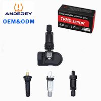 Sensor TPMS Digital Universal ANDEREY 433/315MHz, Sensor de Presión de Neumáticos Programable para Herramientas de Diagnóstico Automotriz