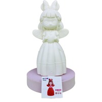 Matériel vinyle pour peinture DIY : prototype de figurine ours blanc pour enfants et adultes, pour l'art de la peinture graffiti DIY