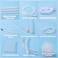 Tuyau en silicone de qualité médicale personnalisé, approuvé ISO13485 et FDA, en silicone vulcanisé au platine, multi-lumens