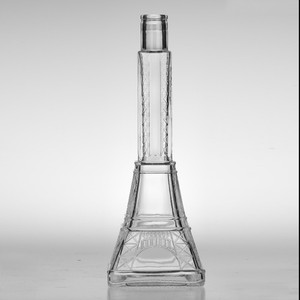 Botella de Vidrio Transparente de 750 ml con Forma Personalizada OEM, Tapa Galia, Superficie Personalizable para Licores, Ginebra, Vodka, Brandy, Whisky - Product Image 2