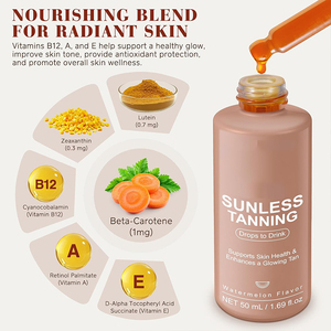 Suero Autobronceador Orgánico de Marca Privada AiXin, Acelerador para Pieles Normales, Realza el Tono Natural de la <span class=keywords><strong>Piel</strong></span>, Gotas Autobronceadoras Corporales 50ml - Product Image 4