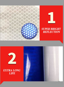 ויניל mylar מאוד גלגול יריעות נייר דבק דפוס גיליון pvc אזהרה סימני תנועה הנדסי - Product Image 6